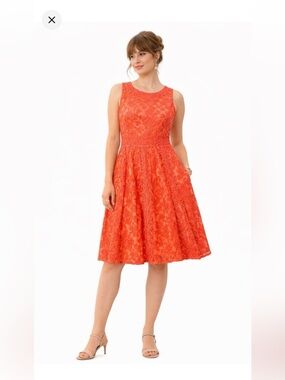 Sundance Coral Emma Dress, 6